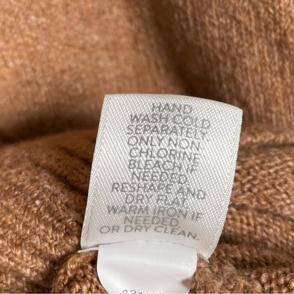 NWT J. Jill Cowl Neck Sweater Dress in Nutmeg - Picture 4 of 6